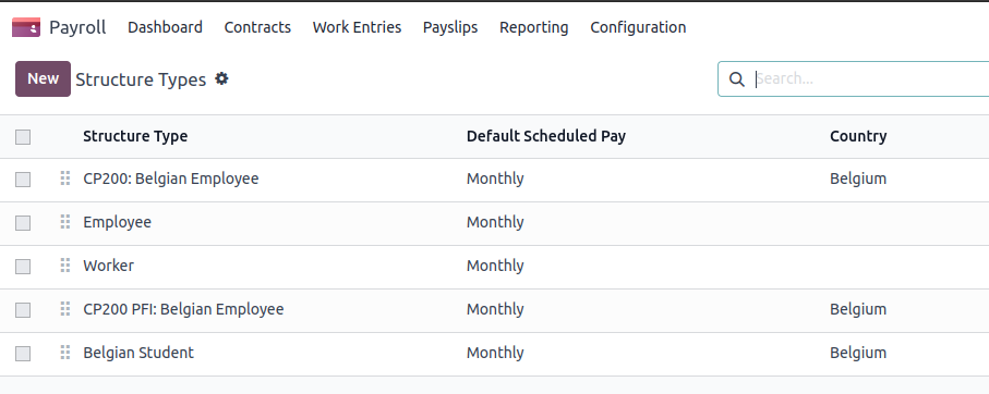 Odoo's tweet photo. #NewFeature alert 🚧! Allow to order your salary structure type and display them accordingly to your country. #OdooPayroll https://t.co/ttU49ZVE6P