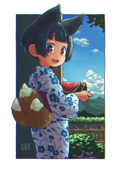 本日はスイカの日 