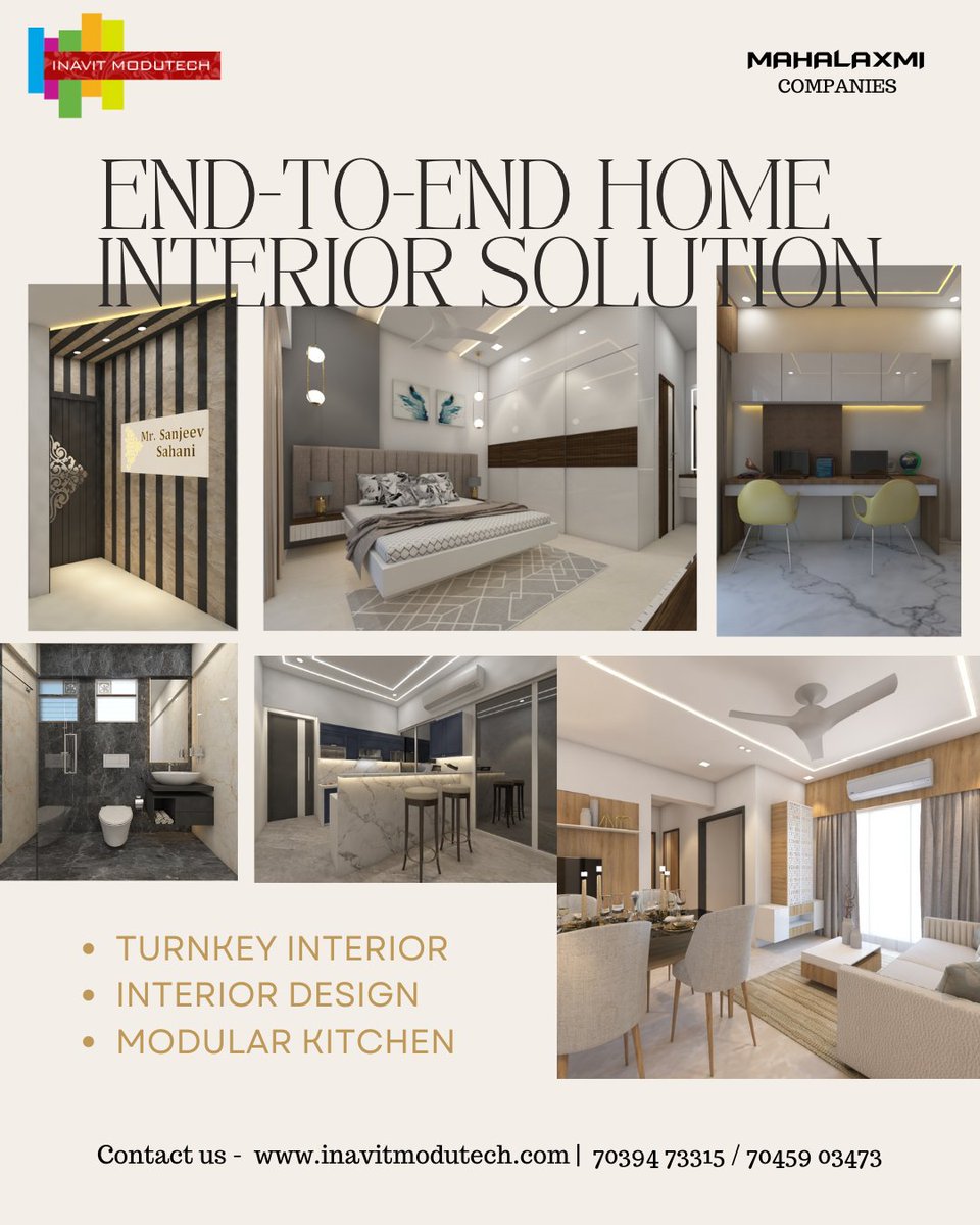InavitModutech's tweet photo. Inavit Modutech Pvt ltd is your one-stop shop for end-to-end home interior solutions. 

7039473315

#inavitmodutech #Interiordesign #akhileshagrwal #interiorsbyyogesh #mumbaiinteriors  #HomeDecor #TransformYourSpace #mumbaiinteriors #Mumbai #Mumbairains #mumbailocal #Maharashtra https://t.co/9mdTVkqb6z