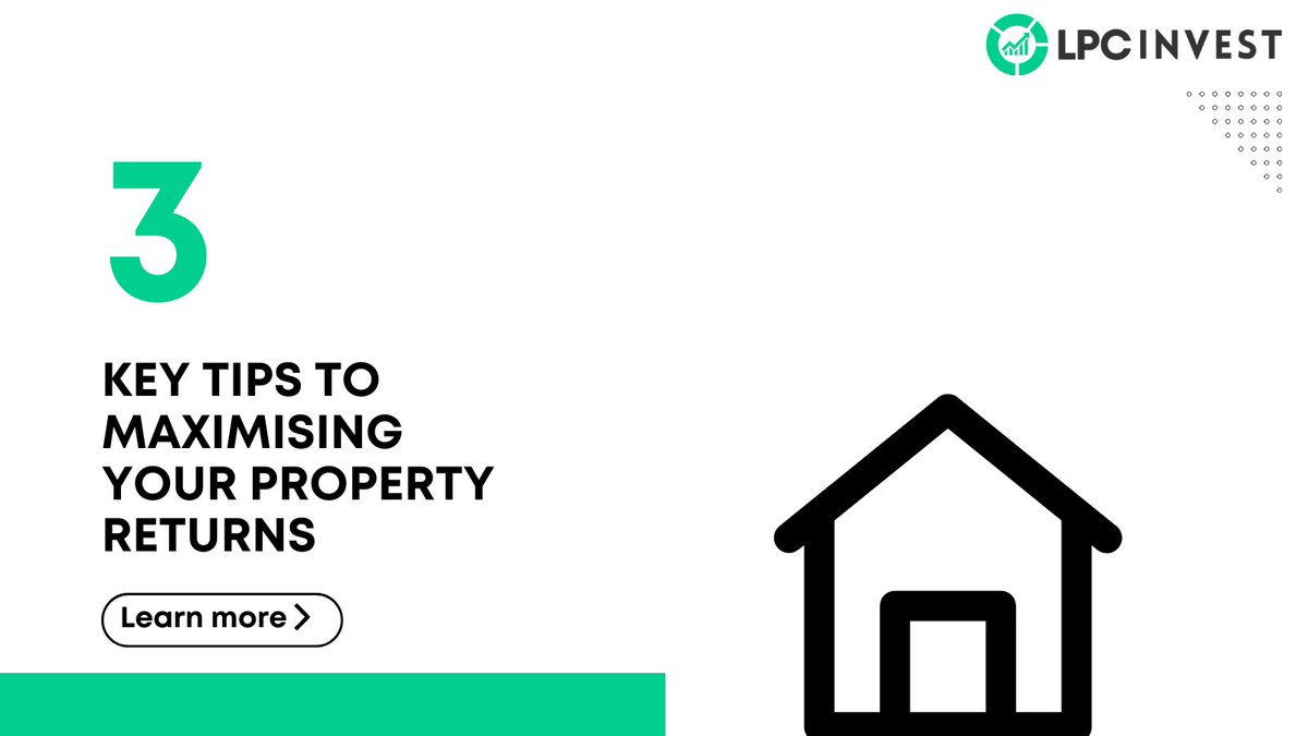 LpcInvest's tweet photo. Investment Tips: Maximising Your Property Returns
Do you have questions about investing in property? We're here to help! Feel free to reach out to us for guidance and expert advice, via phone or through our website!
#propertyinvestment #investment #propertyreturns #lpcinvest https://t.co/y6j7MSOU27
