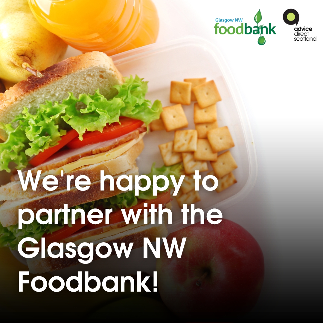 We're delighted to partner with the @Glasgow_NW_FB to ensure that free, practical and impartial support is available to anyone in their community who may need it.