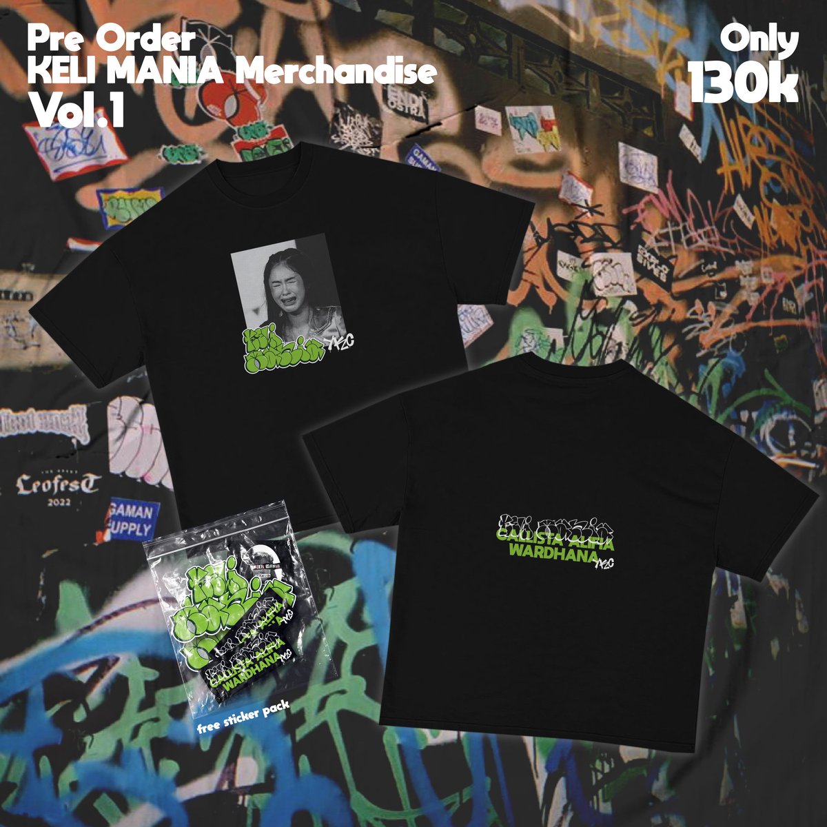 Kolaborasi Keli Mania dengan salah satu graffiti artist dari Yogyakarta " Merda ".
Pre order bisa dilakukan dari sekarang dan gassgoww soalnya kita pre order tidak banyak banyak untuk Merchandise pertama kami.

Gassgowwww !

Berikut link pemesanan :
bit.ly/MerchKeliMania…