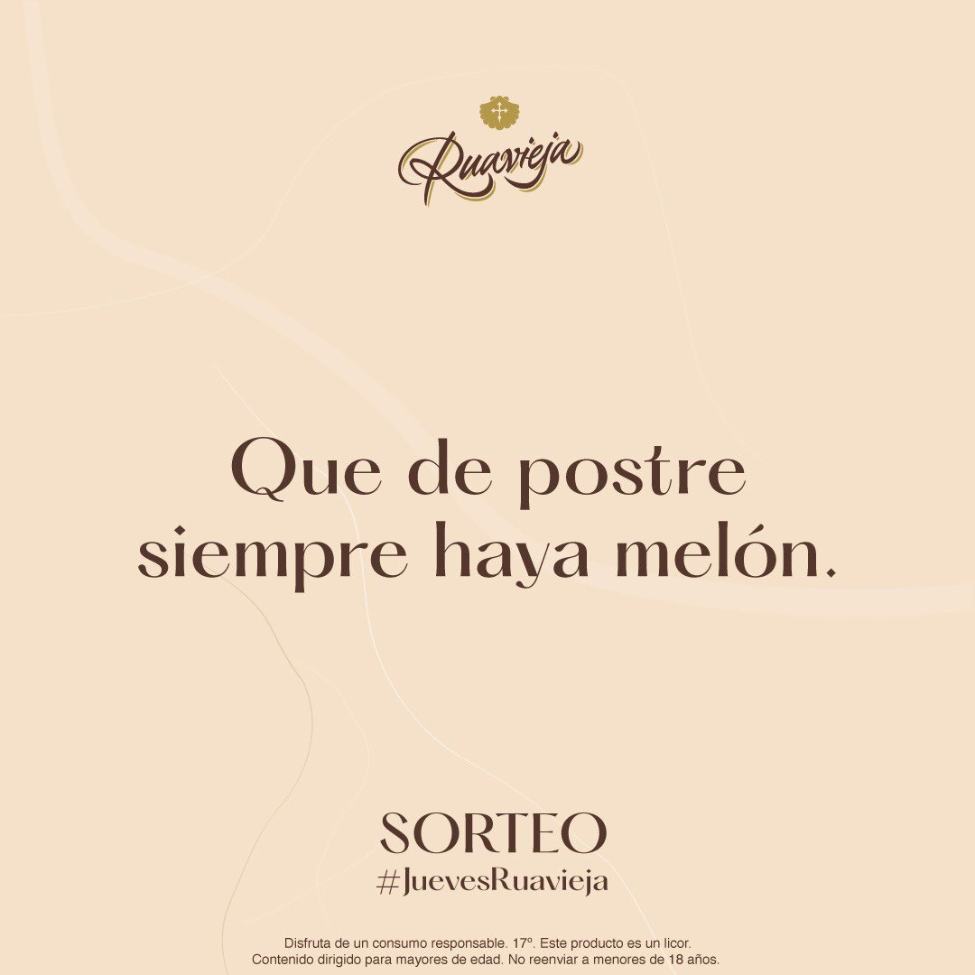 Ruavieja's tweet photo. Sentimos abrir este melón, pero es totalmente cierto 😜

✅ ¡Síguenos!
🔁 RT este post 
@ Menciónanos junto a un amigo

¡Tienes hasta el 30 de julio y nosotros 2 botellas de Hierbas o Crema!

#JuevesRuavieja

BBLL 👉 https://t.co/DYLbWtapOs https://t.co/G0CeaRj347