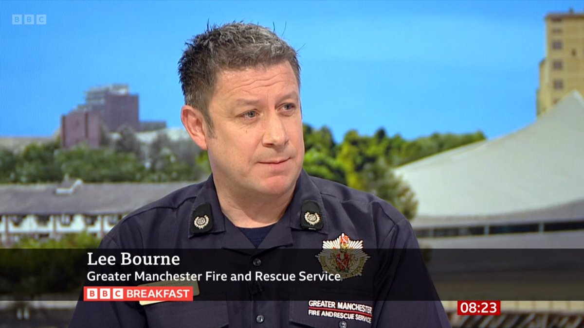 manchesterfire's tweet photo. 📺 We were on @BBCBreakfast this morning! Our Group Manager Lee Bourne spoke about the dangers of e-bikes and e-scooters following an increase in related fires both regionally and nationally.

If you have an e-bike or e-scooter please follow our advice to ensure you and your family’s safety:

🚲🛴 Always buy from reputable retailers
🚨 Fit a smoke alarm in the room where you charge your e-bike/scooter
📖 Follow manufacturers guidance for charging and storing
💤 Don't charge when you're asleep or out of the house
♻ Dispose of batteries safely at recycling and waste centres