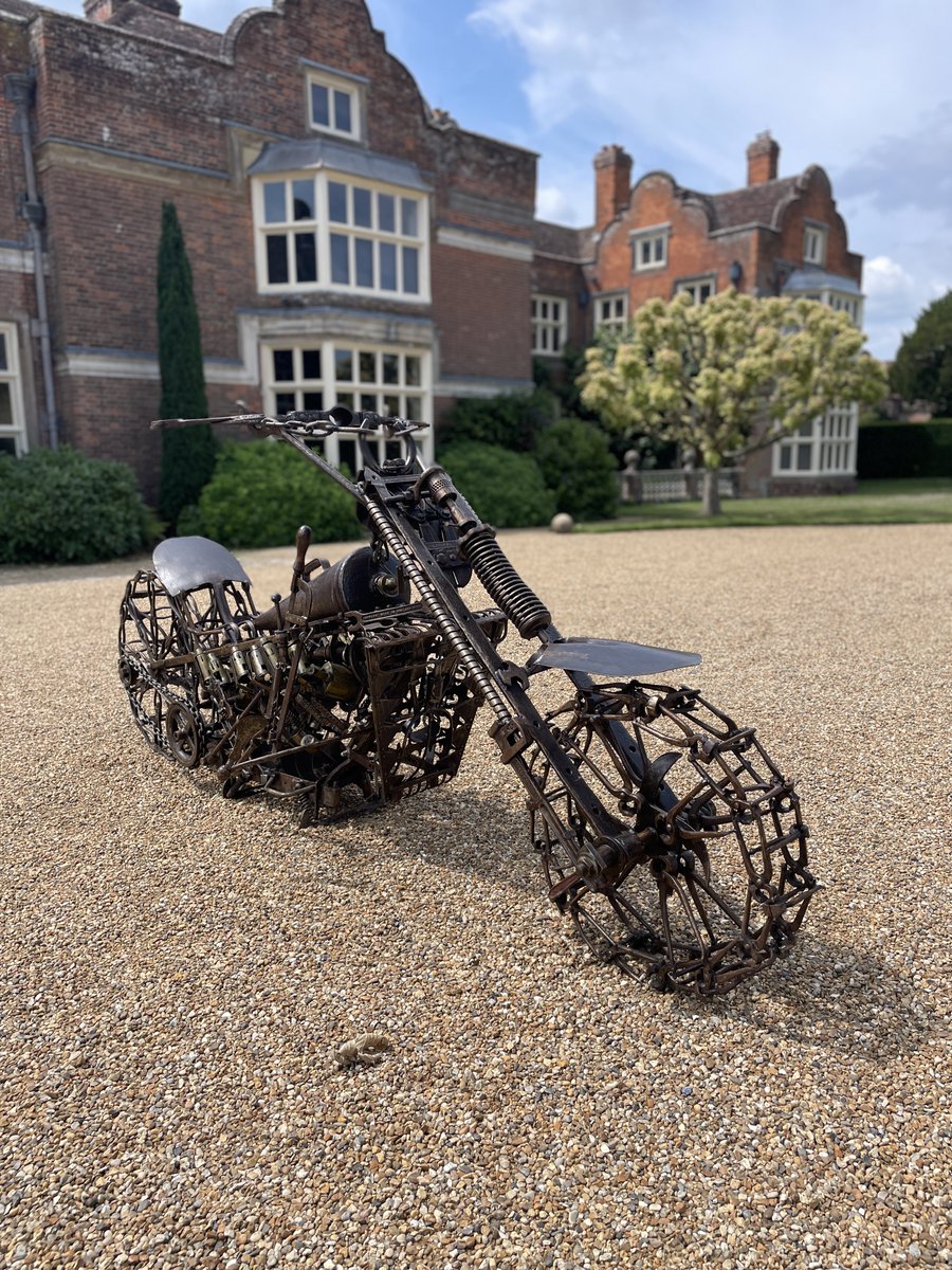 'Sculpture in the Garden' is going down a storm here at Godinton.  Over 100 handcrafted sculptures by South-East based artists are currently spread throughout our garden until August 13th.  Entrance to the exhibition is included in a standard garden entry ticket.