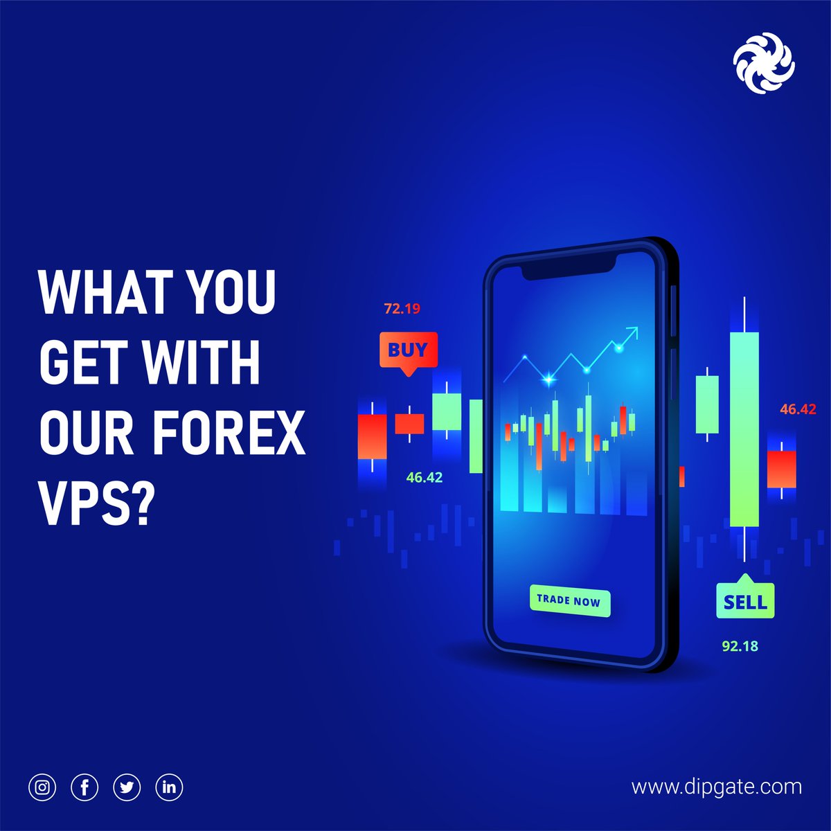 dipgate's tweet image. What do you get with our forex VPS?🤔Just check the five reasons that we are sharing with you.
We provide high performance trading VPS
- Always connected
- Low latency
- Technical support available 24/7

#forexvps #tradingvps #vpsservice #trading #forex #webvps #tradingservice