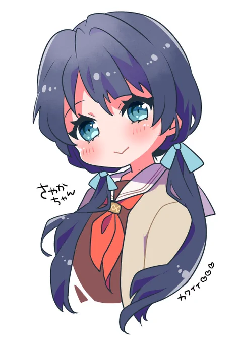 と言うわけで蓮ノ空めっっっっっちゃ良…!!!!!さやかちゃんかわいい!と言う気持ちになりました!!!初描き #蓮ノ空 