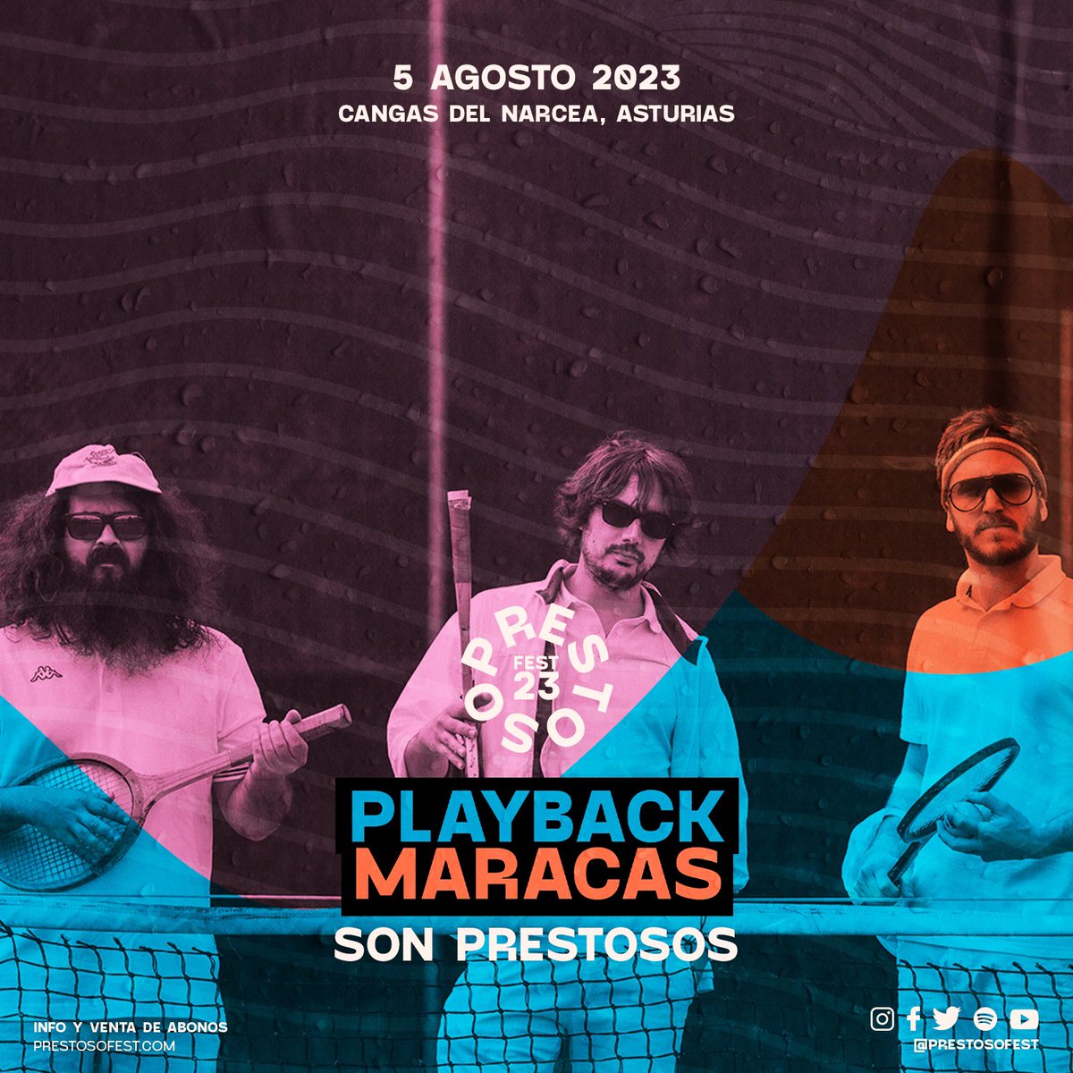 prestosofest's tweet photo. 🐻 P L A Y B A C K  M A R A C A S 🐻

📆 Sábado 5 agosto 2023.
⏰ 2:10 horas.
🎫 https://t.co/uI3KBnzjSj https://t.co/APqiCJxn6q