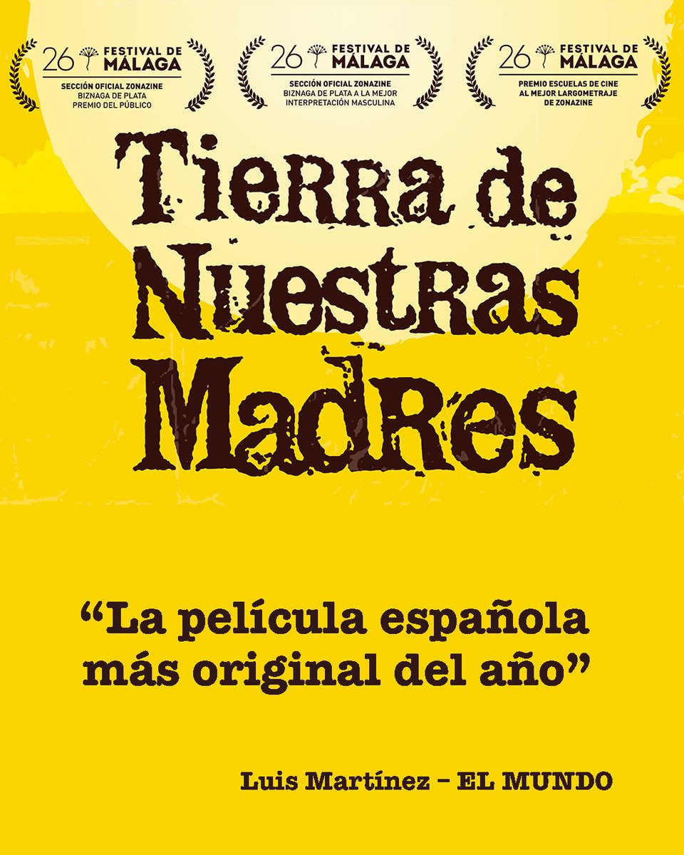 Crítica de @tierranuestras en @elmundoes 

#tierradenuestrasmadres #lizlobato #saturninogarcia #elmundo #cine #cineespañol #estrenosdecine 
@LizLobatoC @CinesRenoir @GolemPamplona @vesa_florida @cinesbroadway @UnionCineCiudad