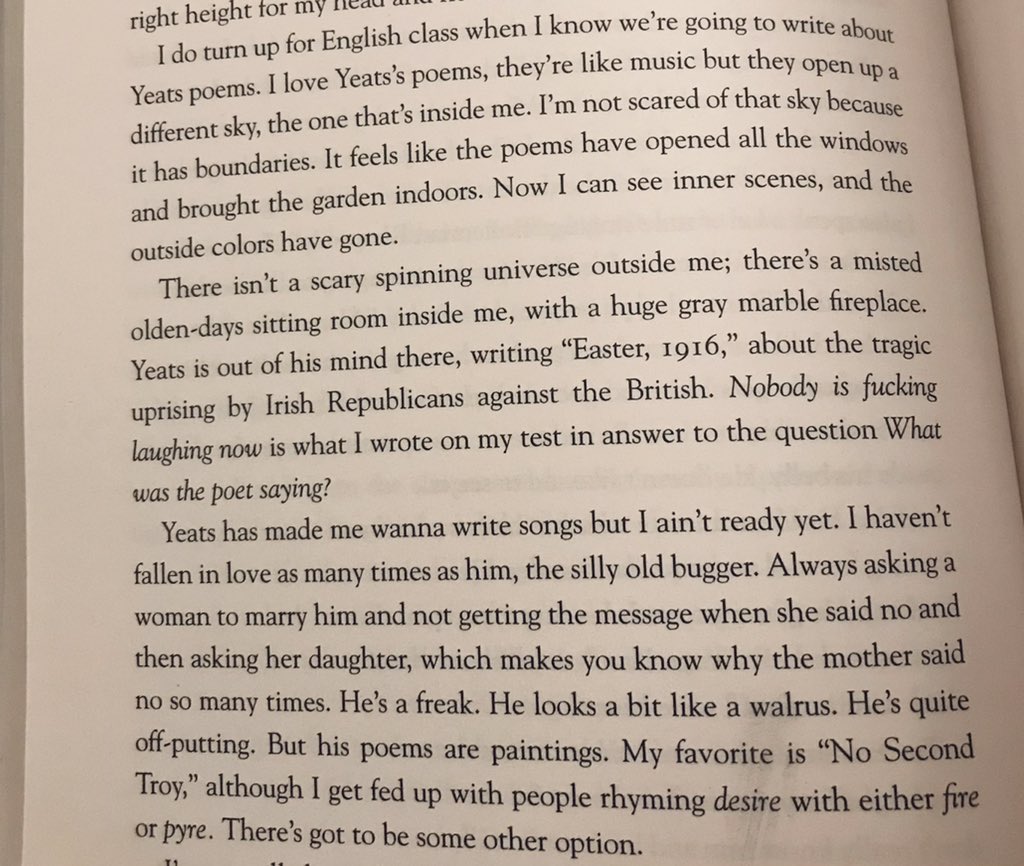 helen_charman's tweet photo. Sinéad O’Connor on reading Yeats 🖤 https://t.co/lKaJkM8VIu