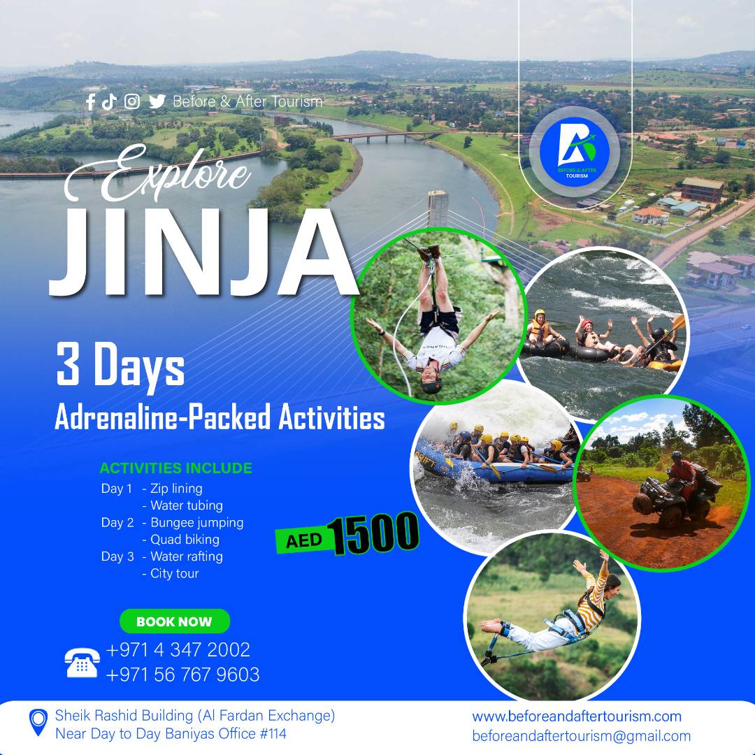 B4andaftertours's tweet photo. Book an exciting 3 days 2 nights adventure in Jinja with @B4andaftertours.

#besttourandtravelagency #dubaivisa #airtickets #dummytickets https://t.co/bdgkOXaeTo