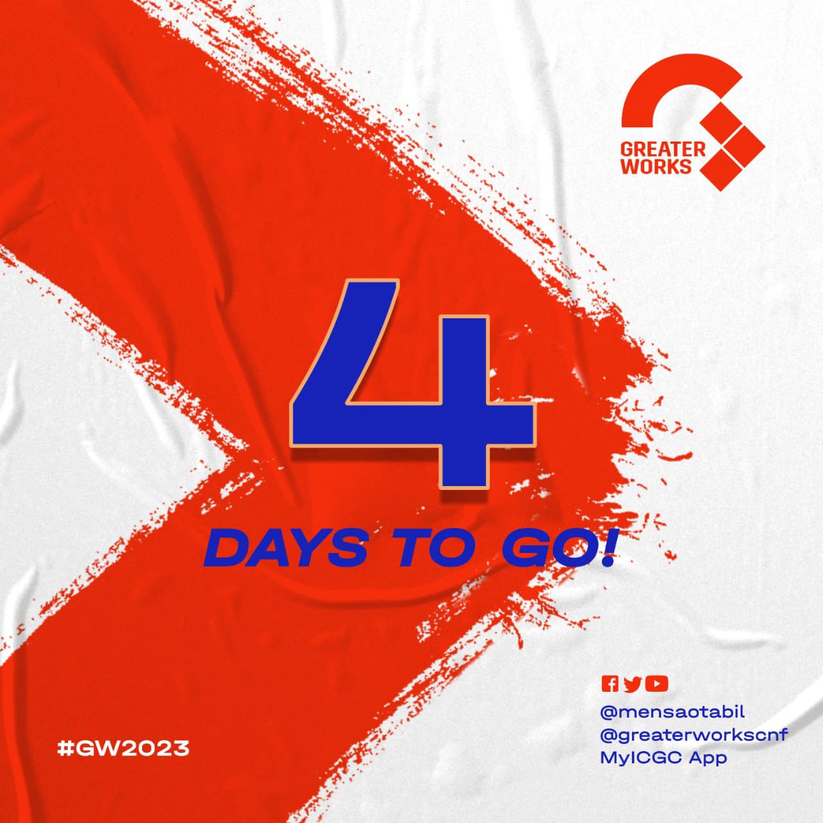 icgcgreatlight's tweet photo. It’s almost here🥳
#GW2023 https://t.co/IrwzDUj81S