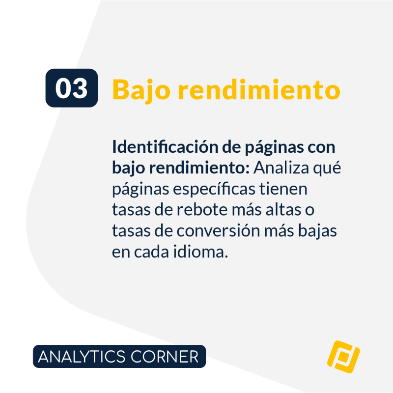EsProfile's tweet photo. ¡Mejora la experiencia en sitios multilingües con datos analíticos! 🌍 Descubre comportamientos clave por idioma, optimizar contenidos y navegar y realiza ajustes iterativos en nuestro #AnalyticsCorner. 📊

#ExperienciaDeUsuario #AnalíticaWeb #MarketingDigital
