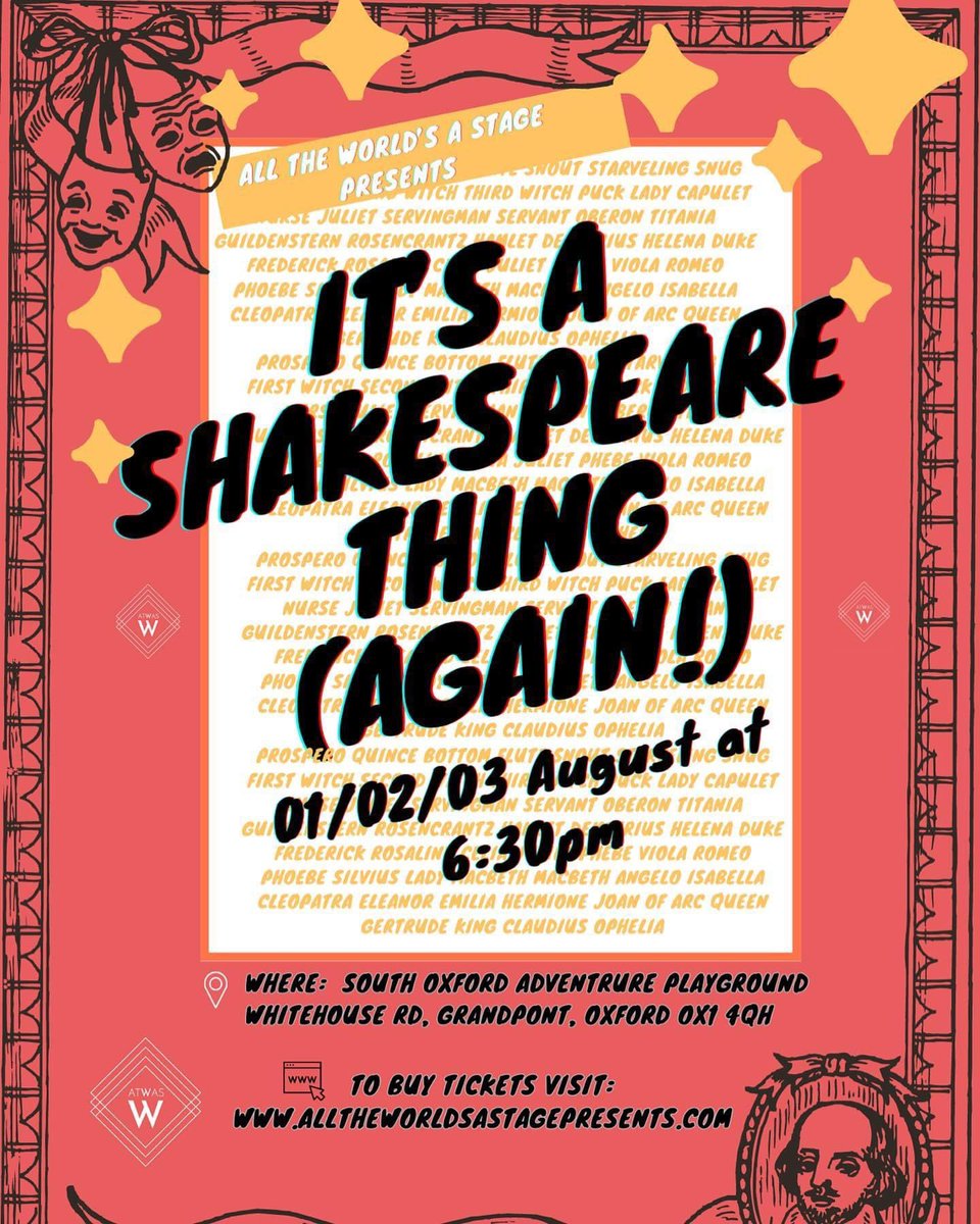 Come and see this. It’s going to be amazing. My kid being in it has no bearing on my opinion 😁

alltheworldsastagepresents.com/currentshow