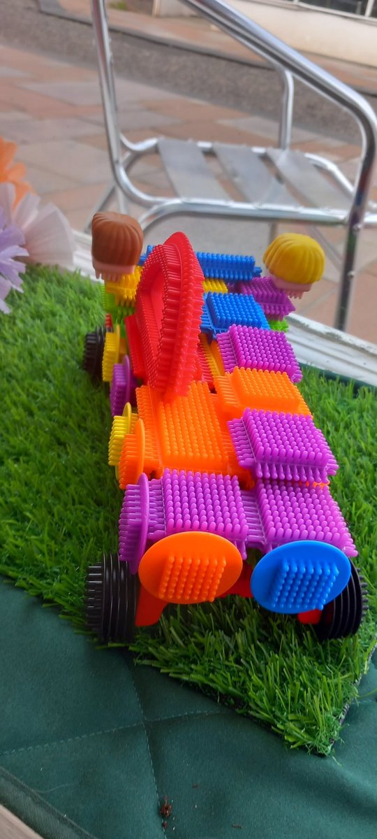 Here at Onespace we encourage play and creativity. One of our visitors yesterday used the Stickle Bricks and created us a Camper Van. Have you spotted it in our window? #stickleback #creativity #imagination #campervans