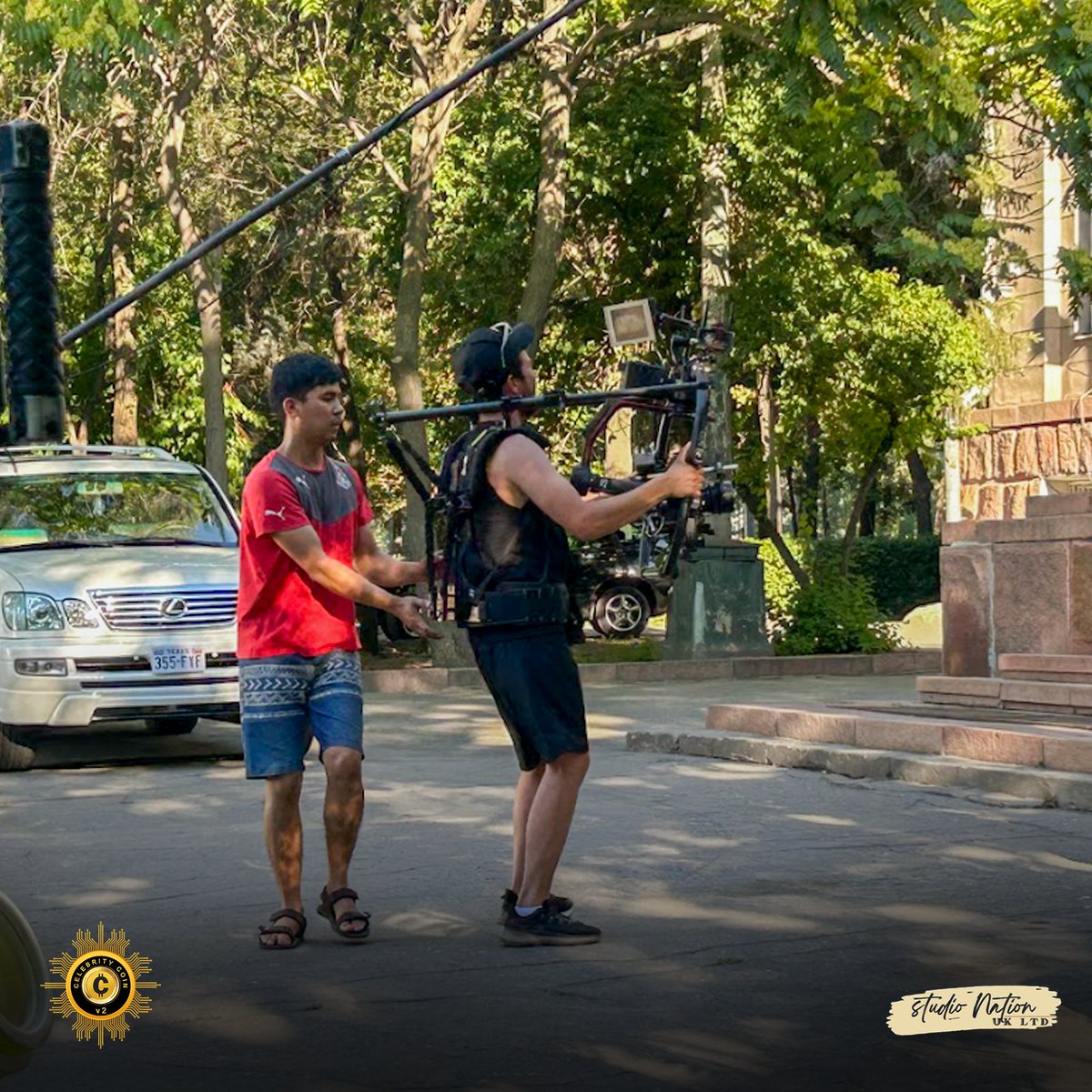 STUDIONATION2's tweet photo. Creating unforgettable moments on the set of #SCARMovie. ๐๏ธ๐ฅ
#STUDIONATION2 #celebritycoin #adamsaini
#talenthasnoclour #FYP #BTS #foryou #foryoupage #scar #studionationuk #celebritycoin #BehindTheScenes #OnSet #MovieMagic #filmproduction๐ฌ https://t.co/GMu46usTuP