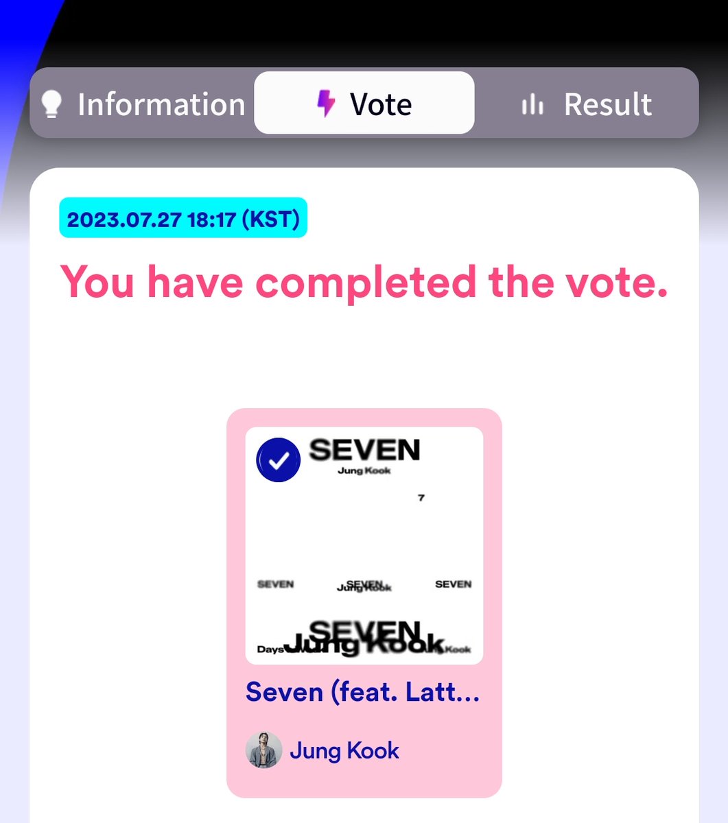 گایز لایو ووتینگ MCountdown شروع شد !!!
لطفا با همه‌ی ایمیل هاتون به Seven رای بدین تایم زیادی نداریم پس همین الان وارد لینک زیر بشید و رای بدین ...

mnetplus.world/community/vote…