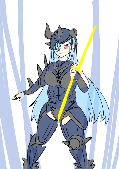 検索NGの条件でお題のモンスター描きました!なんのモンスターかわかりますでしょうか?1枚目はめっちゃ自信あります!! 