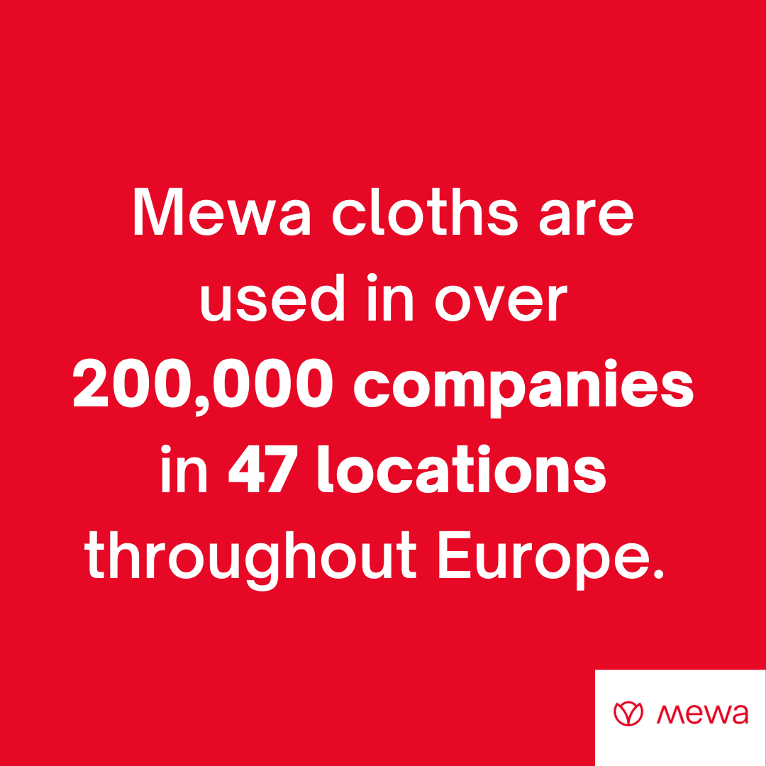 MEWA_EN's tweet image. Did you know? Mewa cloths are used in over 200,000 companies in 47 locations throughout Europe!

#textilsharing #europeanbusiness