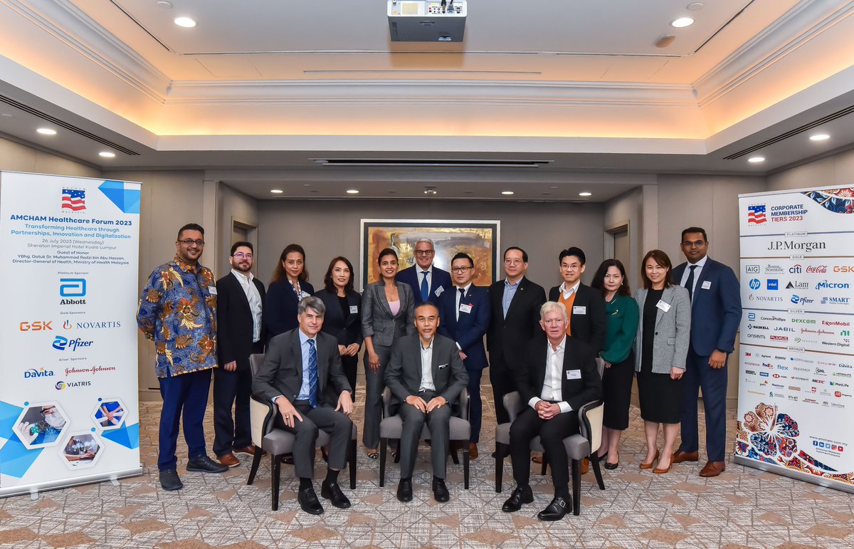 AmChamMalaysia's tweet photo. On 26/07, AMCHAM held a AMCHAM Healthcare Forum 2023: Transforming Healthcare through Partnerships, Innovation &amp; Digitalization. Spearheaded by AMCHAM Healthcare Committee &amp; Life Sciences Committee.

Read More: https://t.co/nCxTqfHqTC

#Healthcare #HealthcareInnovation https://t.co/nD9UTPhz8y