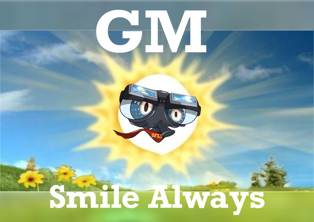 GM. Thursday's here, and so is $FLY. One more day 'til the weekend! 🌞