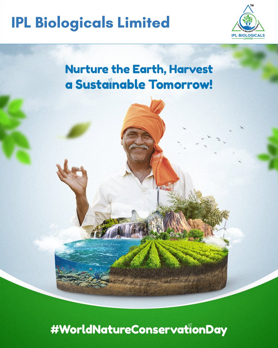 On this significant occasion of World Nature Conservation Day, we embark on a transformative journey to enrich our planet's vitality through sustainable farming practices. Embrace sustainability today, for a thriving tomorrow! 🌱🌾 #WorldNatureConservationDay