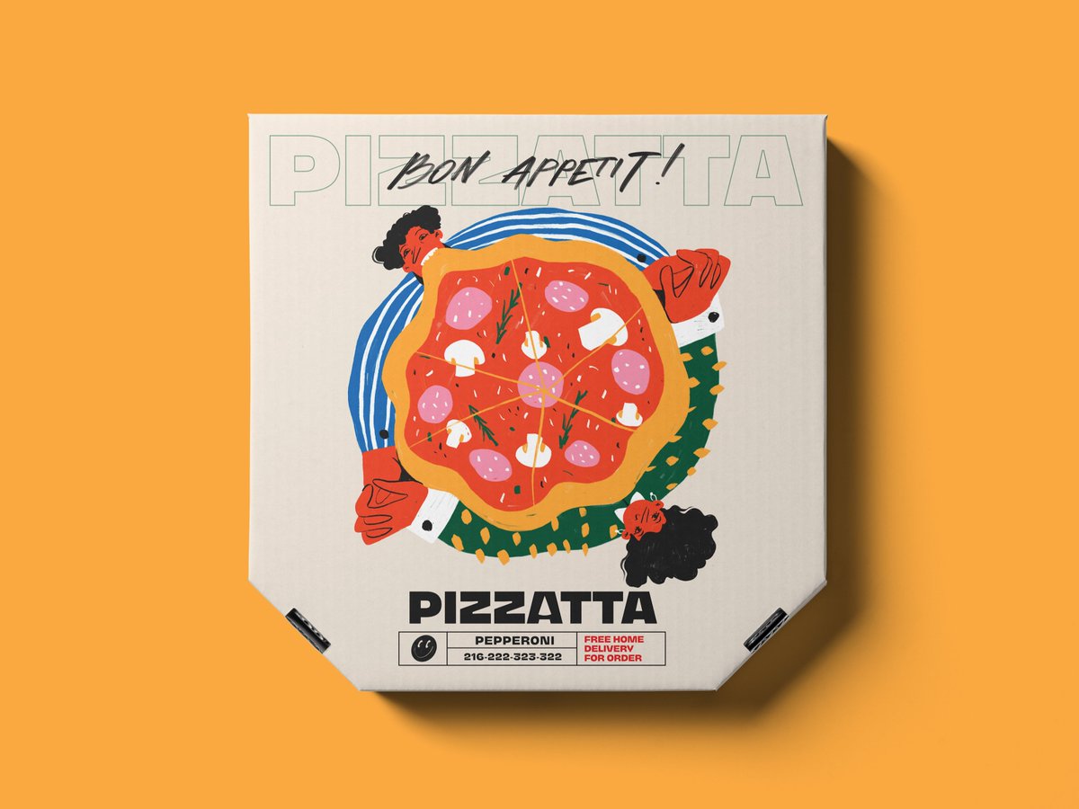 tubikstudio's tweet photo. What's your favorite type of pizza?
https://t.co/djncA1NBms 

#packagingdesign #branding #graphicdesign #illustration #marketing https://t.co/uK1sSwDENg
