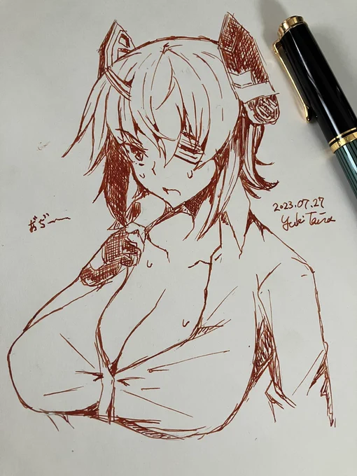 あちー#天龍 #艦これ 