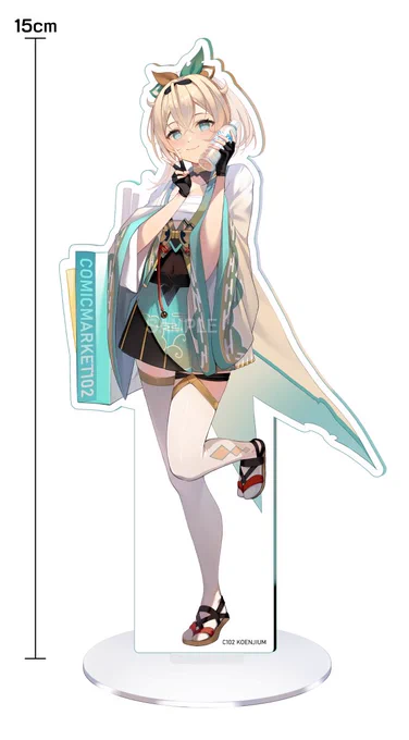夏コミのグッズ一つ目はいつものアクスタ!いろはちゃんお買い物ver.です! 