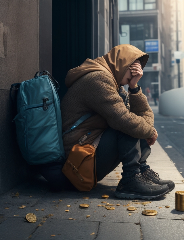 Freebtcworld's tweet photo. I prompted AI to create for me 'Life without Crypto'
seem right 🤣 #crypto #cryptocurrency #AI #Lifewithoutcrypto https://t.co/tyv41uubRG