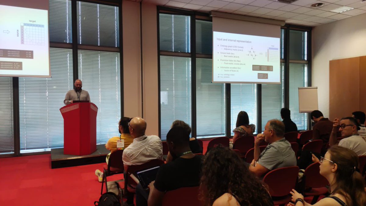 Alex (@alexandermonzon) on Twitter photo <a href="/DamianoPiovesan/">damiano piovesan</a> presenting a great work about CAFA-evaluator: A python tool for benchmarking ontological classification methods #ISMBECCB2023 <a href="/DamianoPiovesan/">damiano piovesan</a> presenting a great work about CAFA-evaluator: A python tool for benchmarking ontological classification methods #ISMBECCB2023