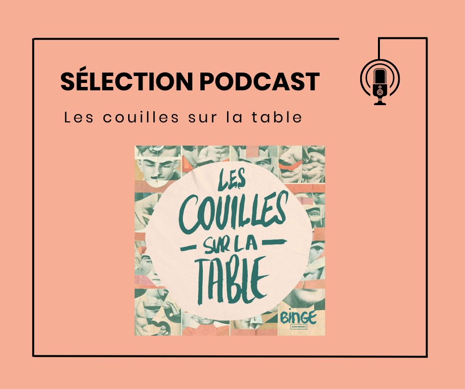 🎙️ SÉLECTION #PODCAST

Les couilles sur la table : la journaliste Victoire Tuaillon décrypte les clichés attachés aux masculinités contemporaines pour mieux les déconstruire. Parce qu’on ne naît pas homme, on le devient.

Pour le découvrir c'est par ici : shorturl.at/bckDQ