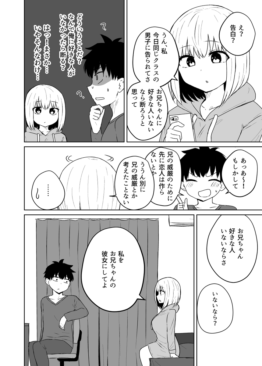 兄を分からせたい妹の話(2/2) 