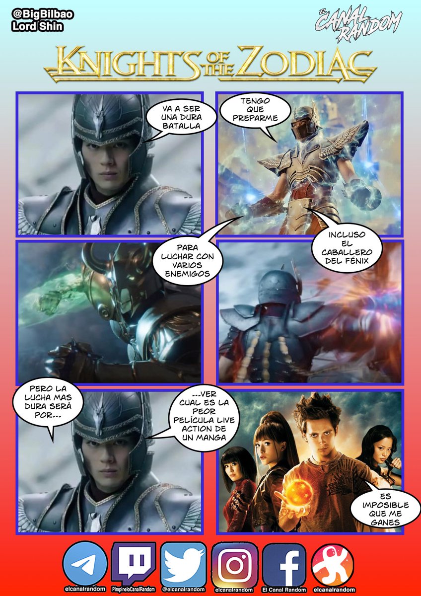 BigBilbao's tweet photo. ¿Cúal es tu película live action despavorida?
@elcanalrandom @Pimpi_Gamer @JCiberpan @ENEIVEM @RealismoGamer
#canalrandom #calvicie #CaballerosDelZodicaco #SaintSeiya https://t.co/XMOo2M7fpj