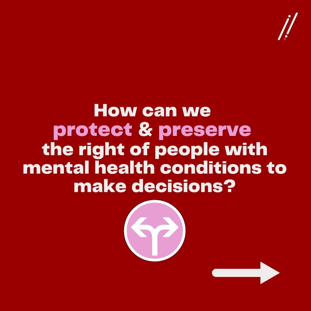 jmh_lb's tweet photo. Everyone has the right to make decisions in matters related to their health and personal life.
There are efficient ways to ensure that the right of people with mental health conditions, regardless of the severity, is respected. https://t.co/rtlrca7aA9
