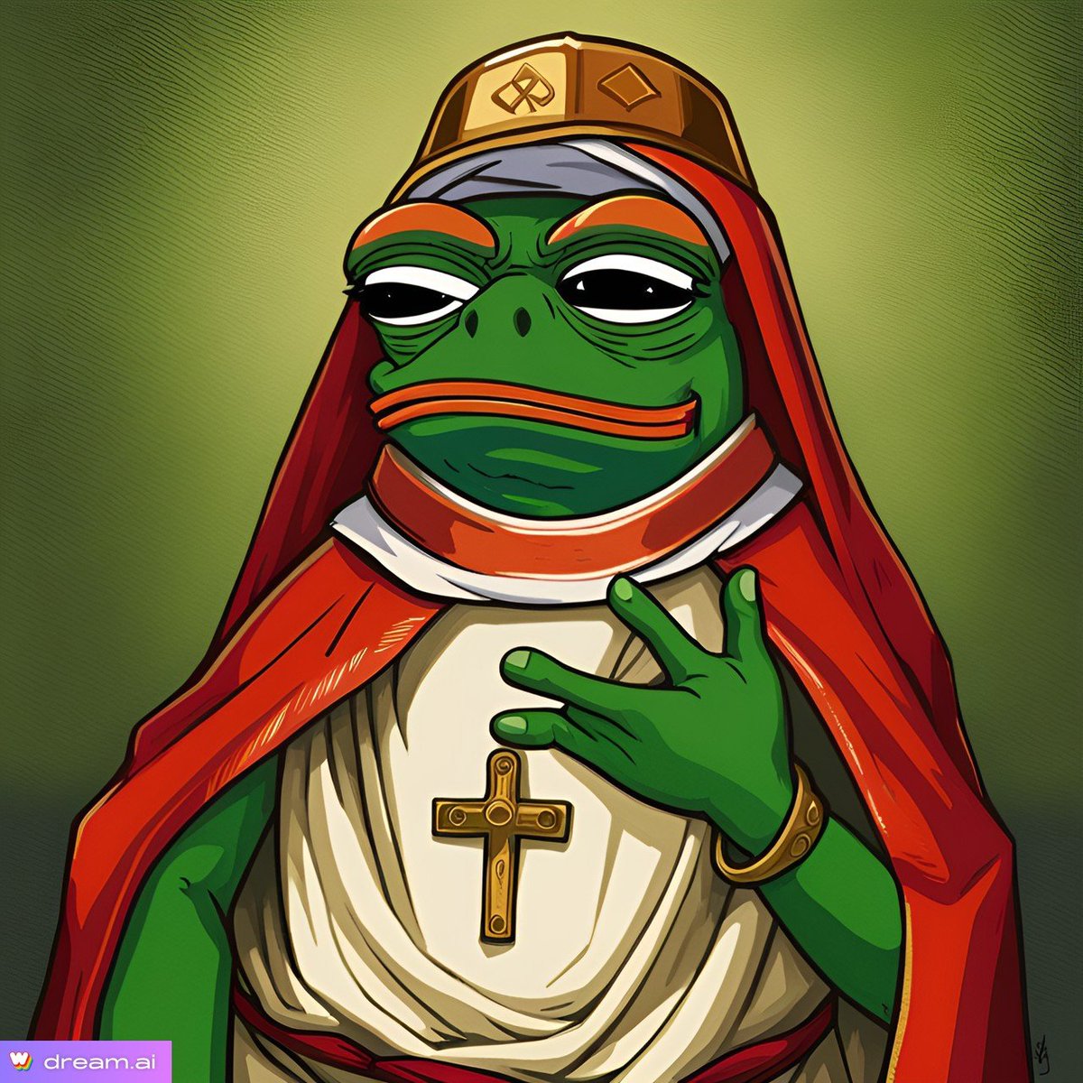 Ghea696's tweet photo. @pepecoineth 
FOLLOW THE PEPE THE GOD 
JOIN TO PEPEISM
#PEPECOIN #PEPEARMY https://t.co/KMvExHsNNn