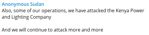 cyber attack on Kenya