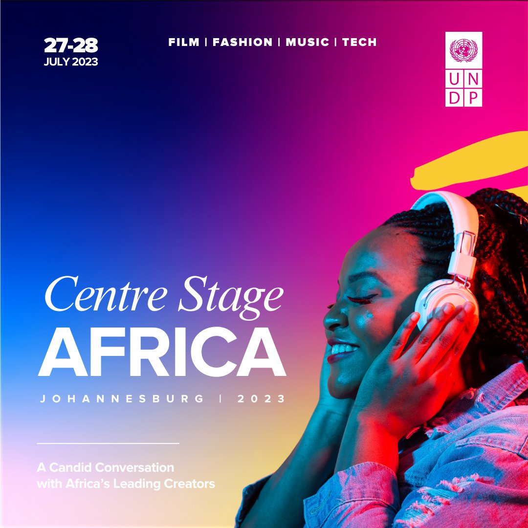 UNDPAfrica's tweet photo. 💡🚀 At our #CentreStageAfrica event this week, we delve deep into the untapped power of Africa’s creative industries🎭 

More than just economic sectors, these are platforms for social inclusion 🗣️empowerment 💪and sustainable development 🌍 https://t.co/TNZ7djU7tF