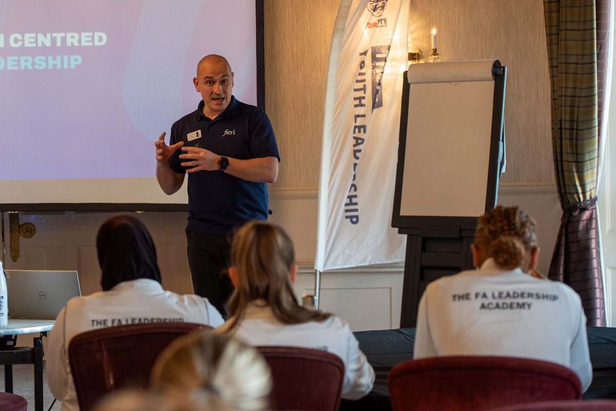 TheFA_NYC's tweet photo. We had a fantastic day yesterday with @FieriL_D who led our youth leaders through a number of challenges that had them thinking about leadership and followership. Thank you Fieri for such an inspiring day! #FALA23 #FALAfeeling https://t.co/tALIGpwJFU