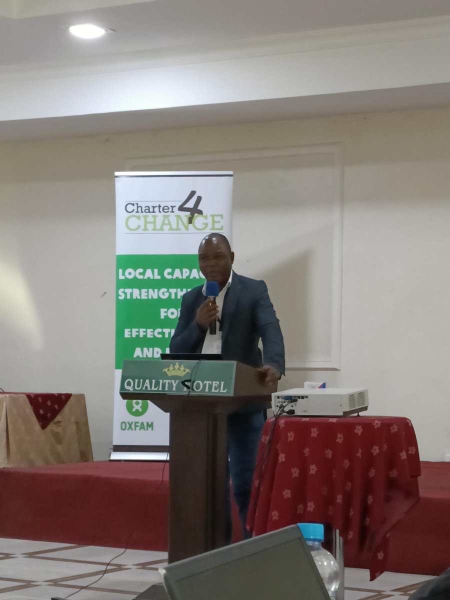 Thanks to Dr. Manenji from <a href="/Oxfam/">Oxfam International</a> who kicked off our workshop this morning in Juba, focussed on 'Local Capacity Strengthening' <a href="/Charter4Change/">Charter4Change</a> #southsudan #capacitystrengthening #capacitysharing #localisation