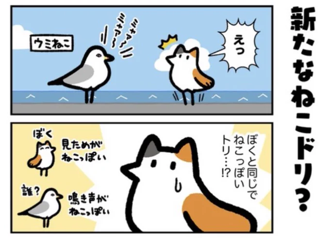 木曜日なので「ねこドリ」が更新されています!ねことトリの間で孤独に揺れるねこドリ。しかし目の前に自分と同じく「ねこっぽいトリ」が現れてーー?
現在7話まで公開中!
https://t.co/P99NSIrduz 