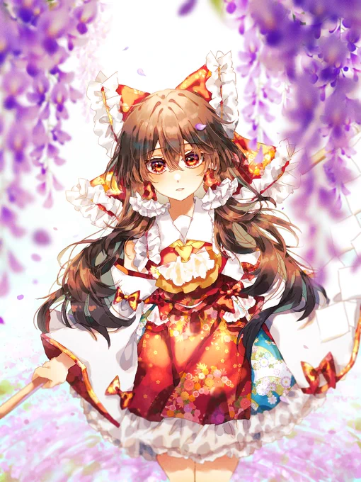 藤の花吹雪 