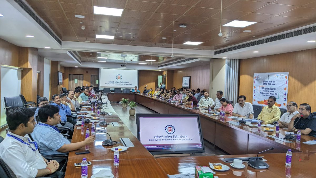 epfodelhiwest's tweet photo. Glimpses of Nidhi Aapke Nikat 2.0 (A District Outreach Programme) organized by EPFO, Delhi West on 27.07.2023. 

@socialepfo @LabourMinistry
#EPFOwithyou #NidhiAapkeNikat https://t.co/lOvYZJDhxp