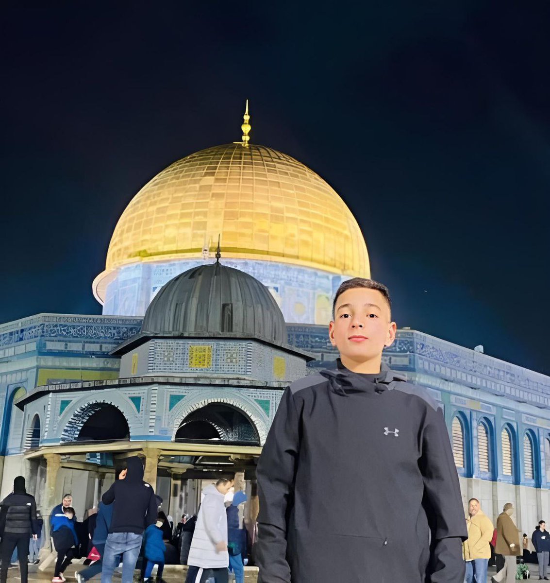 The 14-year-old Palestinian boy, Fares Sharhabeel, who was killed by Israeli forces in the occupied West Bank city Qalqilya on early Thursday morning.