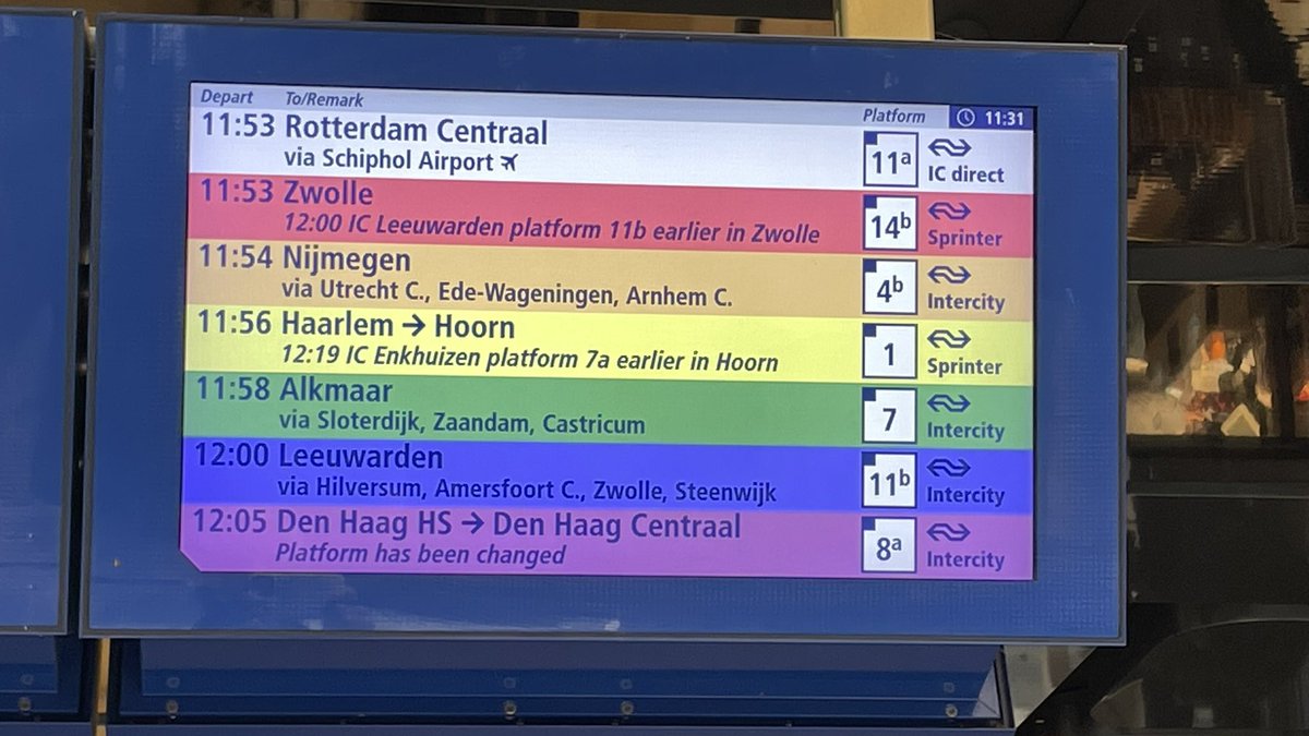 ProductSamurai's tweet photo. @NS_online ik vind het prachtig dat jullie inclusiviteit uitdragen, wel jammer voor kleurenblinde reizigers. Toch weer een dikke 4% van de reizigers. #functieovervorm? https://t.co/u8MDQl4pek