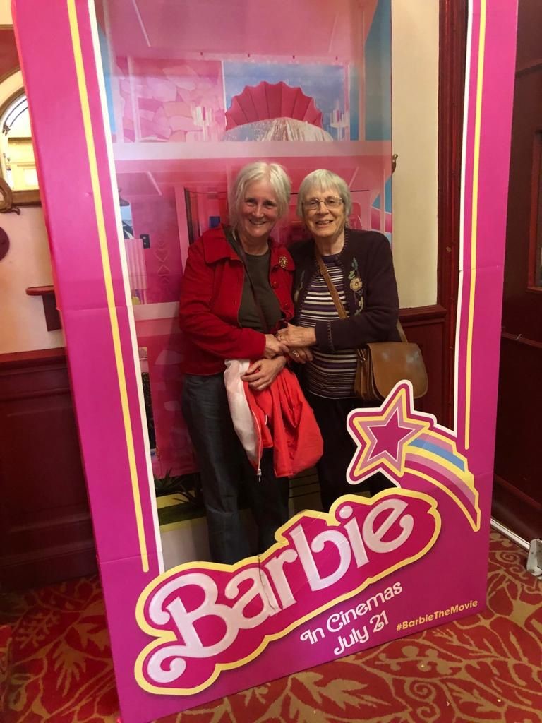 VintageVibesEd's tweet photo. Our film group went to check out the new Barbie movie @CameoCinema! They loved the film and great fun was had posing in the Barbie box! #vintagevibesed #filmgroup #BarbieMovie https://t.co/mxqHPsVMar