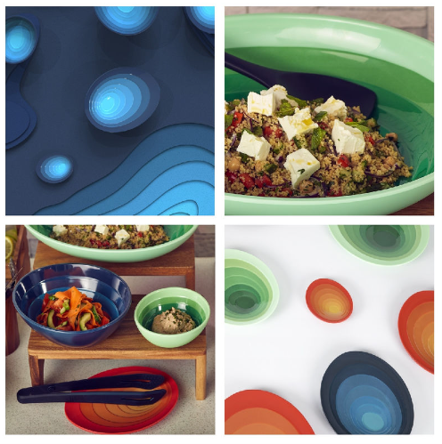 MAC_FoodService's tweet image. Enhanced with layered aesthetics in a gloss finish, Atlantis's design intensifies with vibrant ombre effect colours to create stand-out feature pieces. Making it perfect for buffet and tabletop displays. #atlantis #ombre #buffet #buffetdisplay #colourful #nevilles #genware