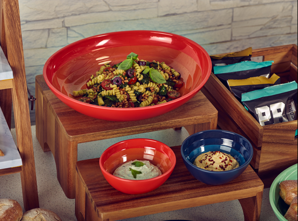 MAC_FoodService's tweet image. Enhanced with layered aesthetics in a gloss finish, Atlantis's design intensifies with vibrant ombre effect colours to create stand-out feature pieces. Making it perfect for buffet and tabletop displays. #atlantis #ombre #buffet #buffetdisplay #colourful #nevilles #genware