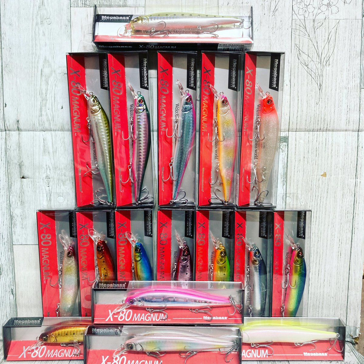 ✨人気商品入荷情報✨
メガバスさんより、
人気シーバスルアー、X-80マグナムが各カラー入荷しました！

It is a very popular item in sea bass fishing. There are many colors, so it can be used not only in Japan but also in various fields around the world!

<a href="/megabass_inc/">megabass</a>