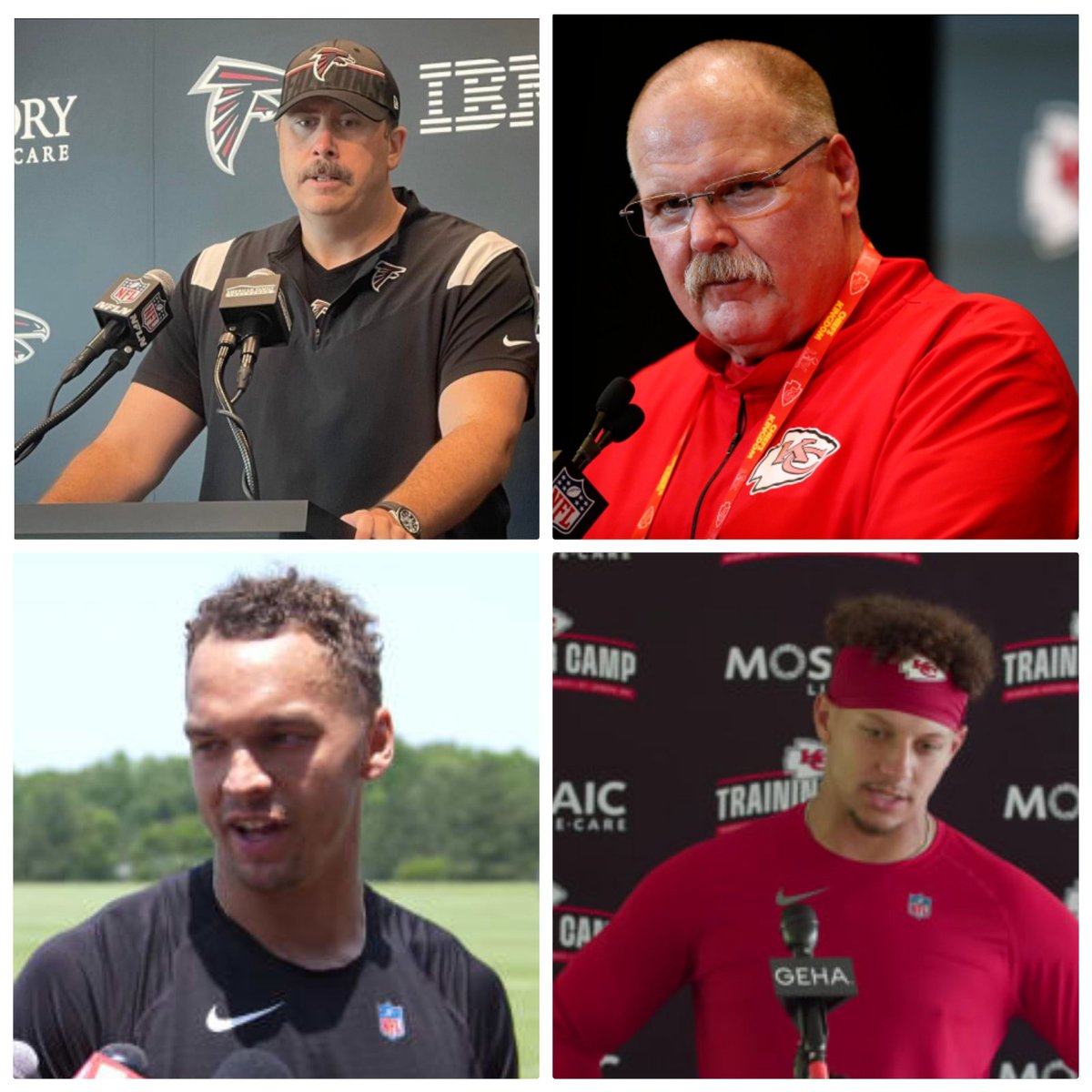 We got Art growing his mustache like Andy and D9 sounding and looking like P15's baby brother...Falcons fans I have a good feeling about this...😆🤣 #atlantafalconsfootball #nflfootballcamp #nflnetwork #goodmoringfootball #nflmemes #superbowlbound #footballseason #espn